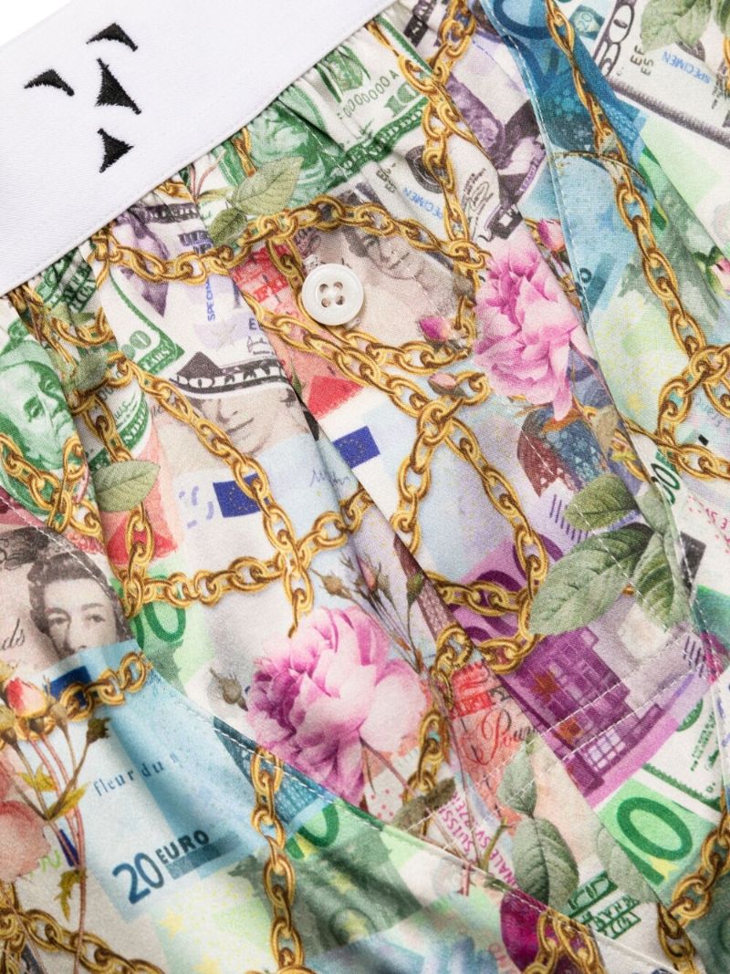 White So Money Boxer Shorts
