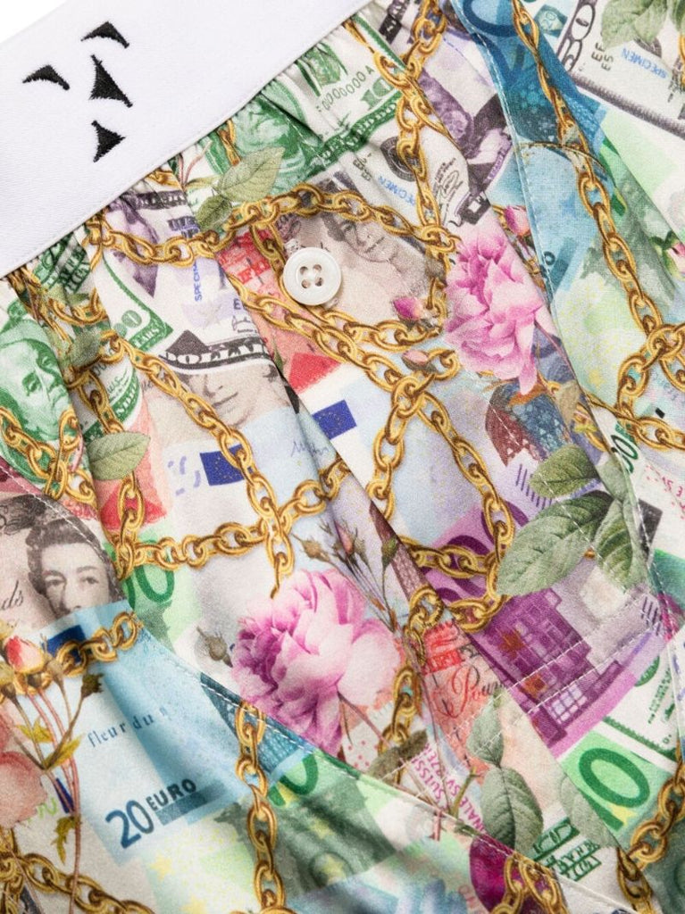 White So Money Boxer Shorts