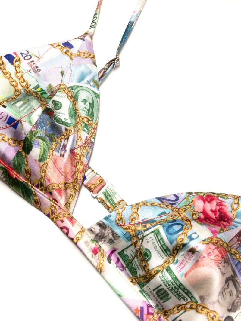 Multicolour So Money Luxe Silk Triangle Bra