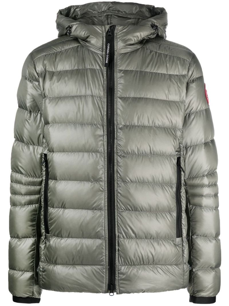 Green Crofton Hooded Quilted Jacket