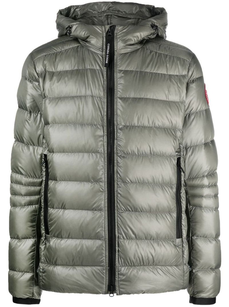 Green Crofton Hooded Quilted Jacket