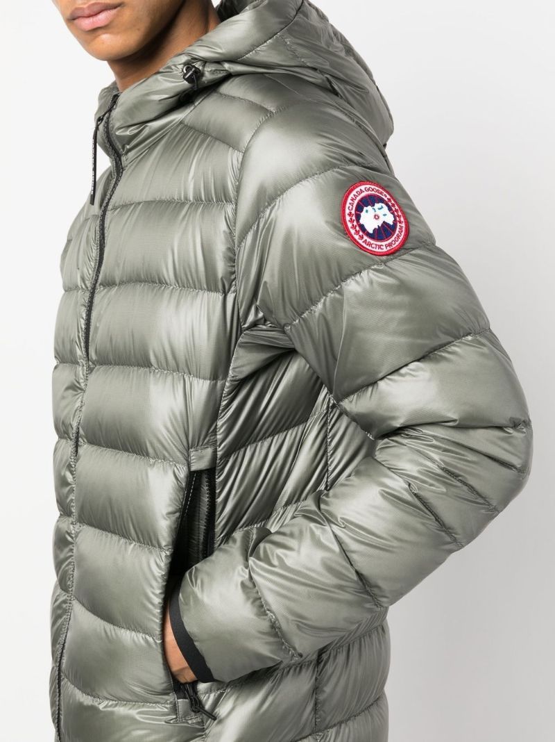 Green Crofton Hooded Quilted Jacket