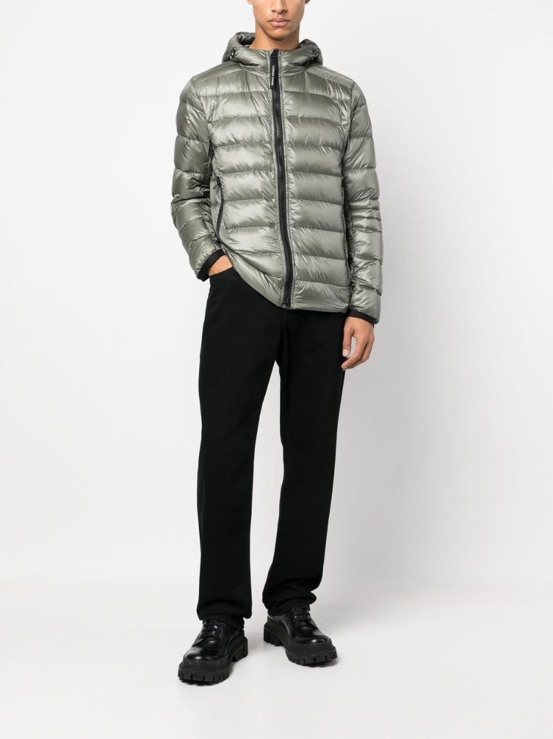 Green Crofton Hooded Quilted Jacket