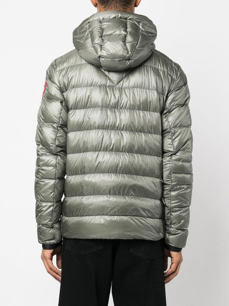 Green Crofton Hooded Quilted Jacket