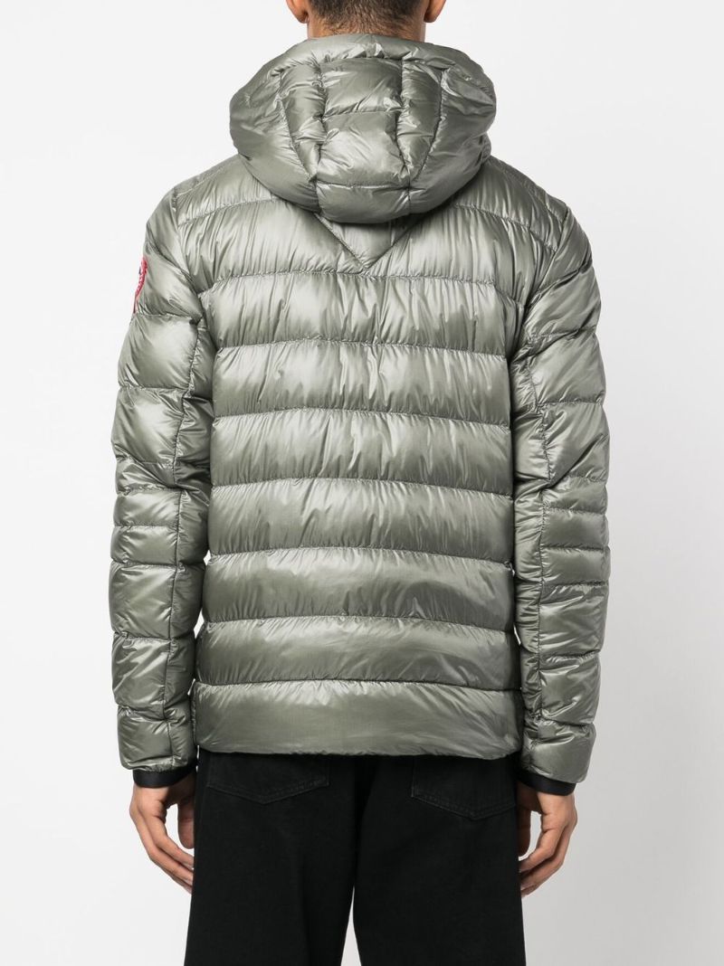 Green Crofton Hooded Quilted Jacket