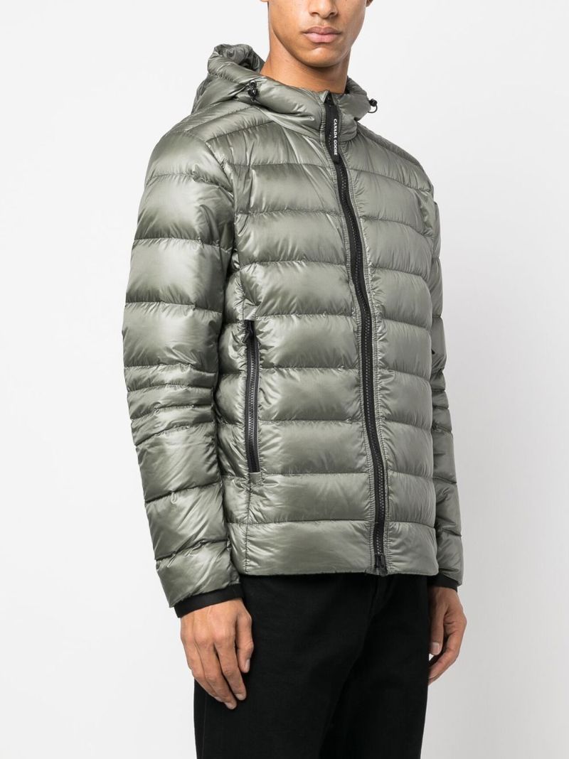 Green Crofton Hooded Quilted Jacket
