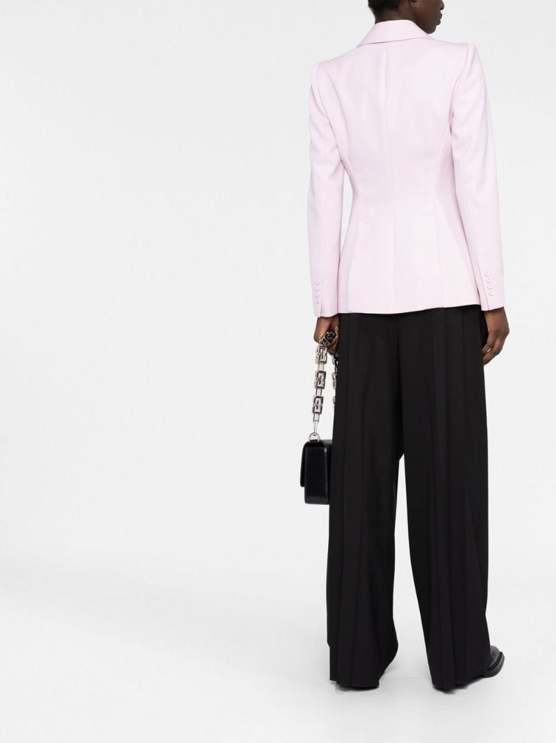 Pink Single-breasted Blazer