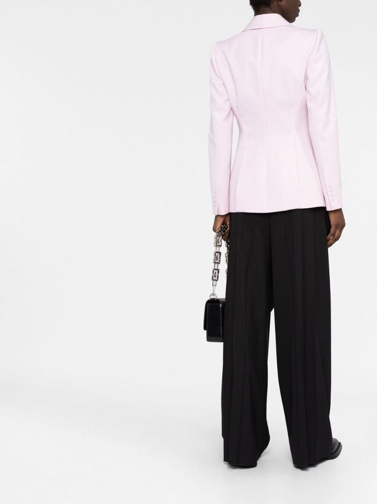 Pink Single-breasted Blazer