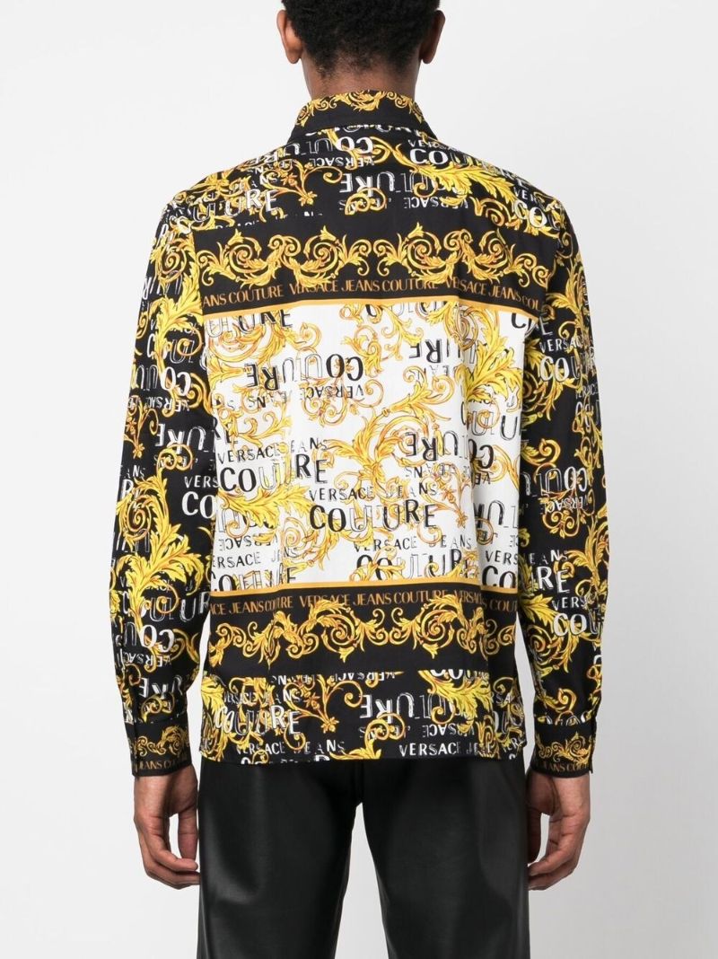 Black Logo Couture Print Shirt