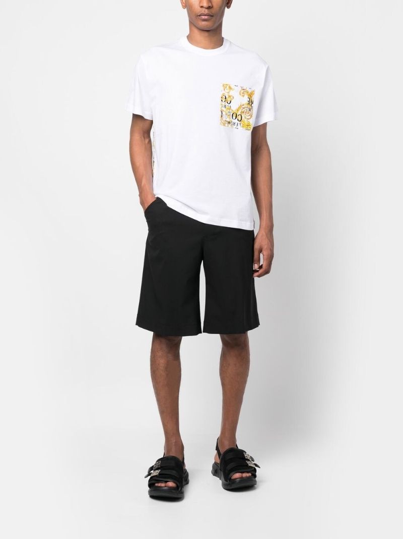 White Logo Couture Print T-shirt
