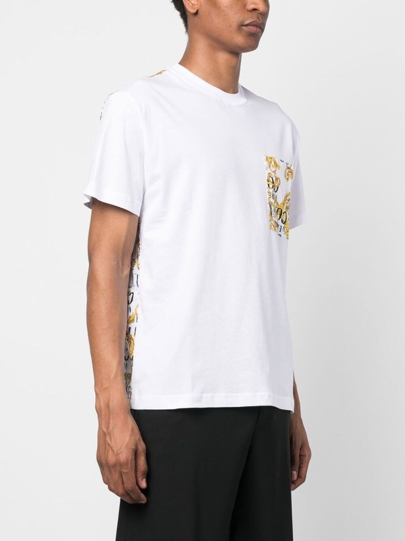 White Logo Couture Print T-shirt