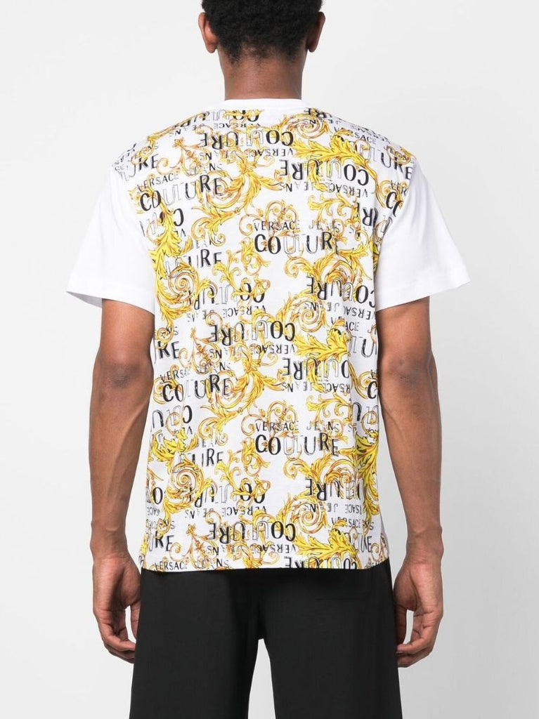 White Logo Couture Print T-shirt