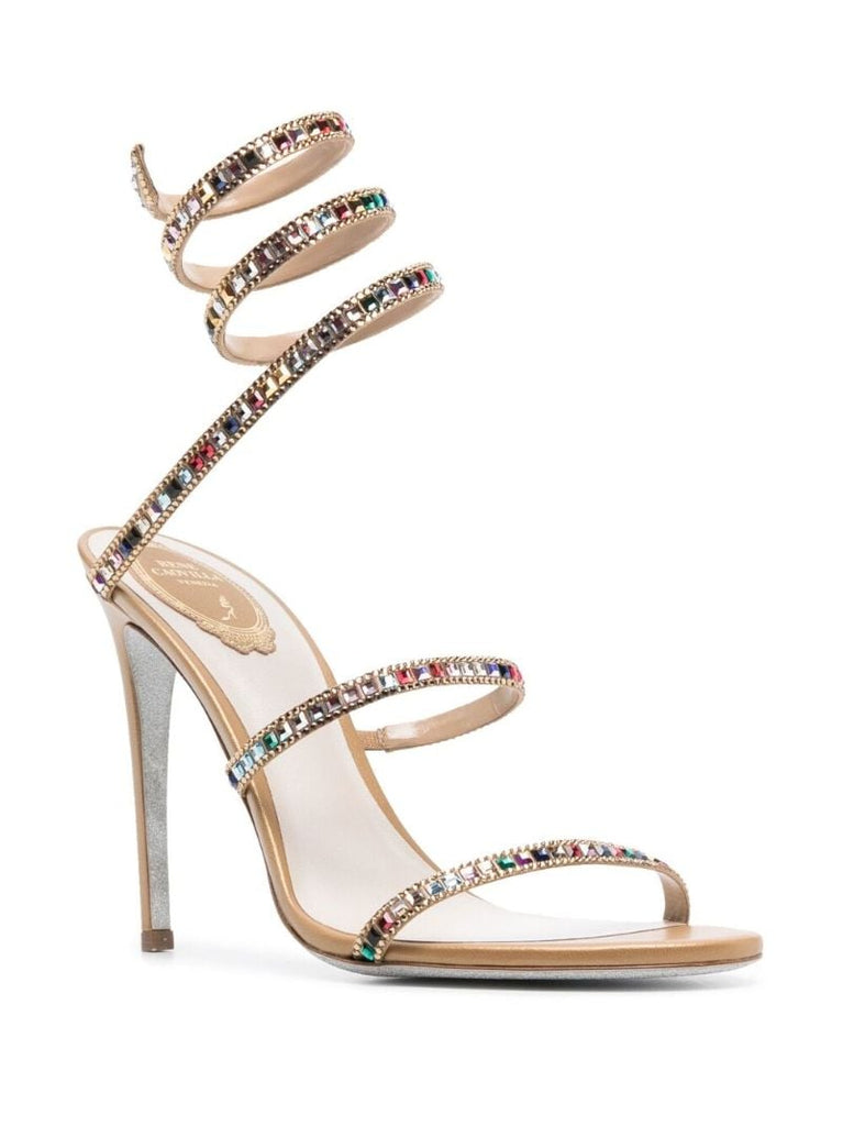 Neutral 105 Crystal-embellished Sandals