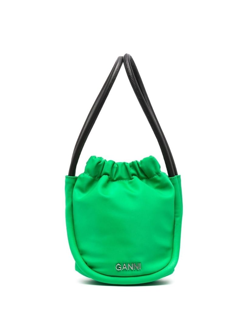 Green Knot Mini Top Handle Bag