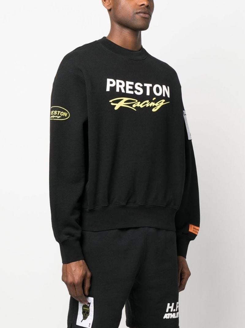 Black Logo Print Sweatshirt