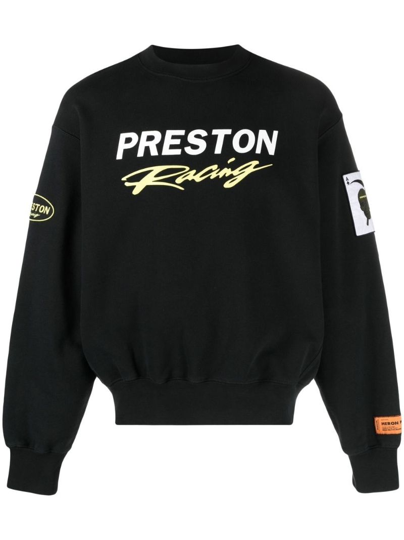Black Logo Print Sweatshirt