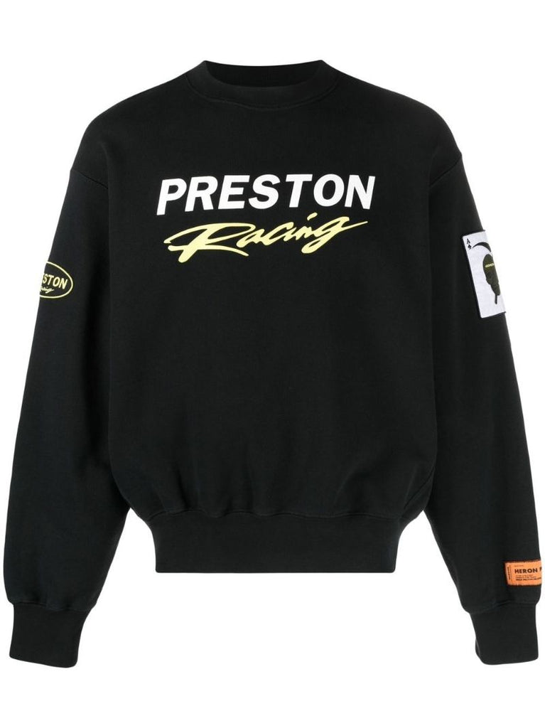 Black Logo Print Sweatshirt