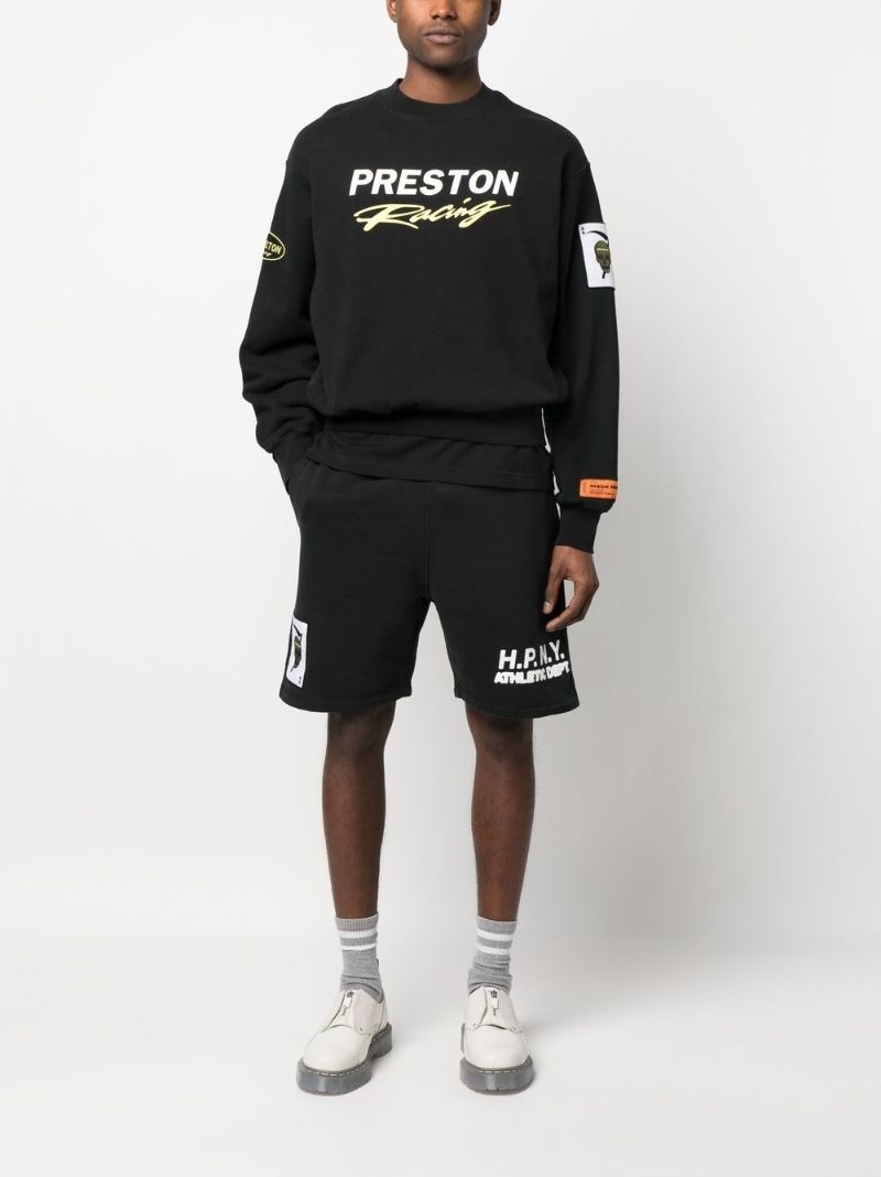 Black Logo Print Sweatshirt