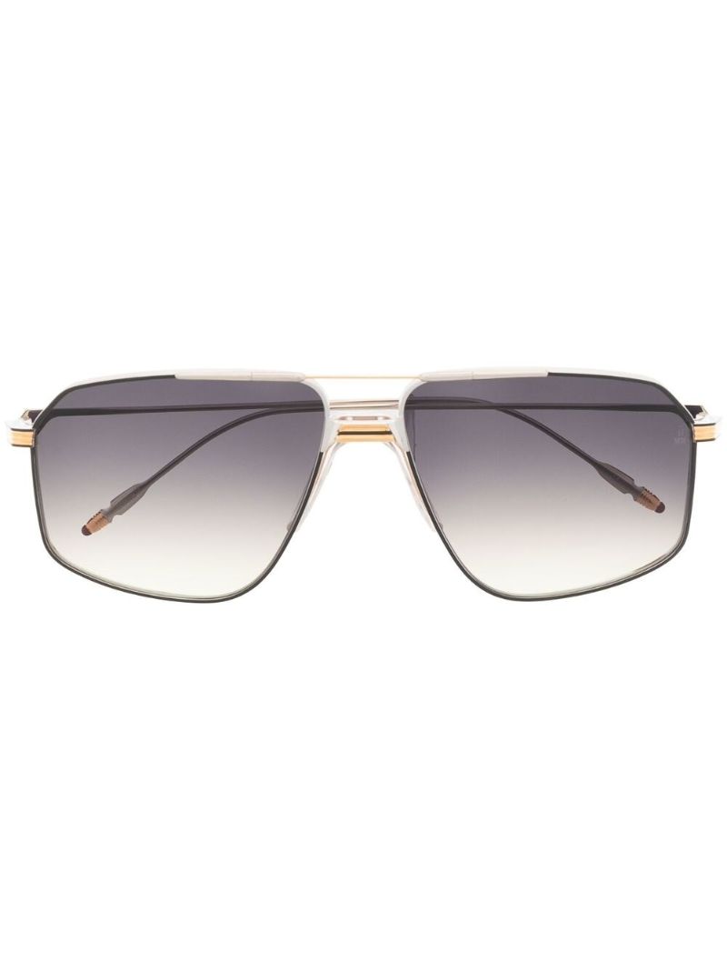 Silver Jagger Pilot Frame Sunglasses