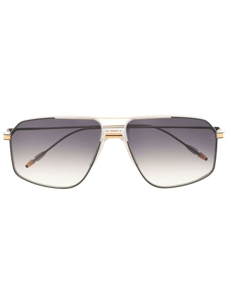 Silver Jagger Pilot Frame Sunglasses