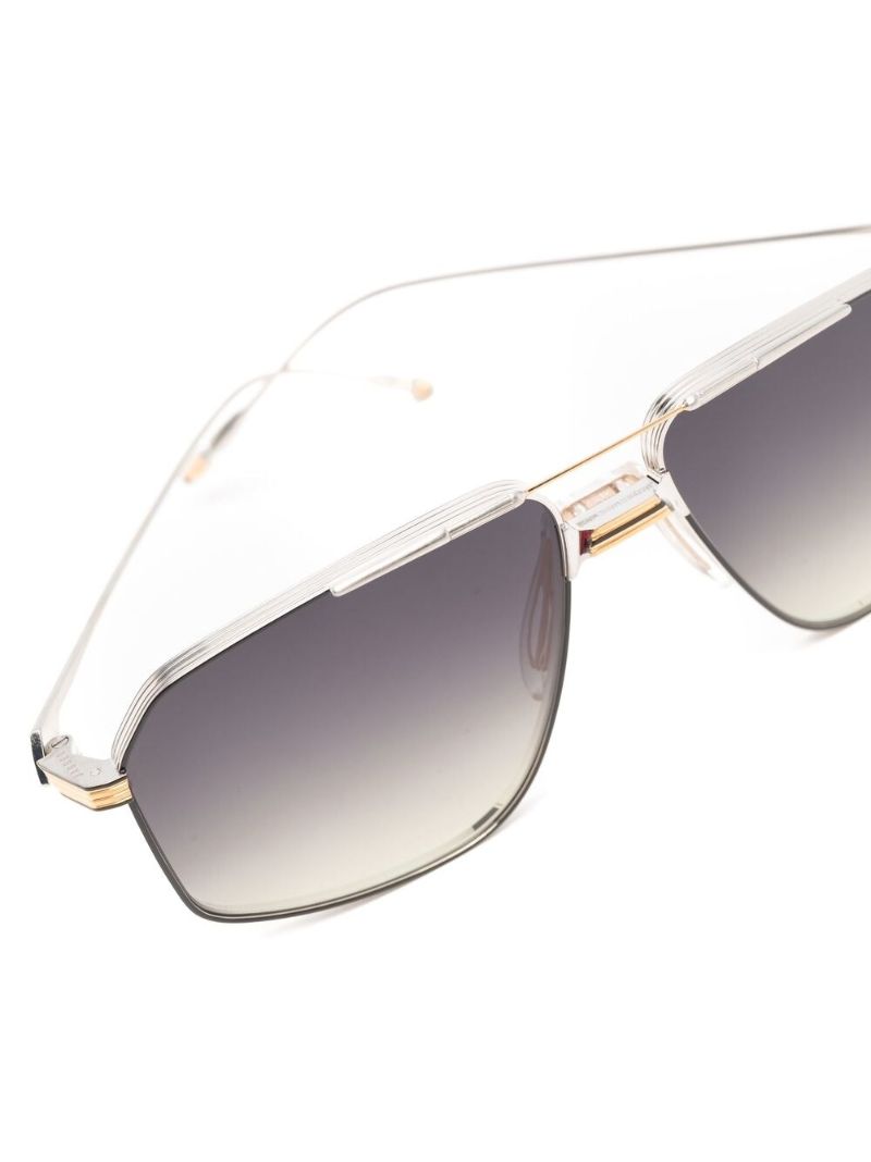 Silver Jagger Pilot Frame Sunglasses