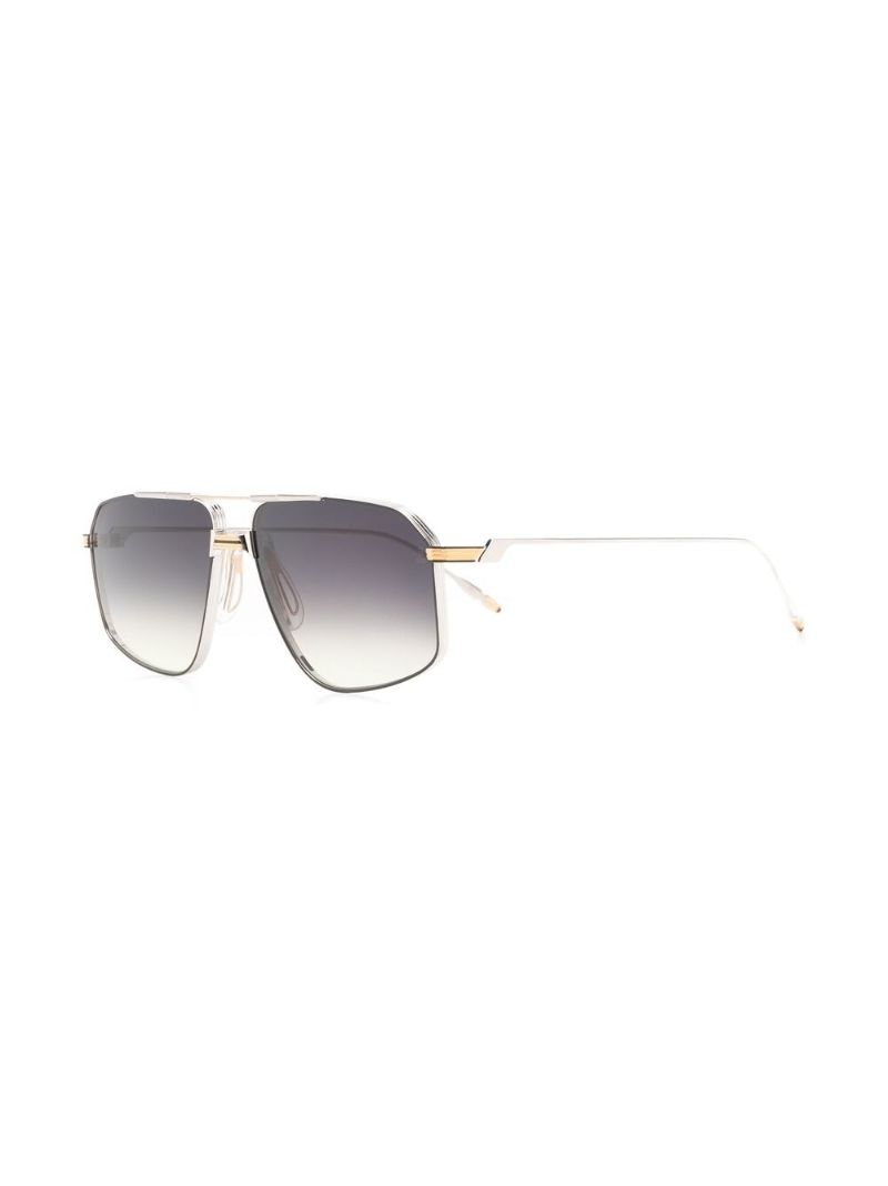 Silver Jagger Pilot Frame Sunglasses