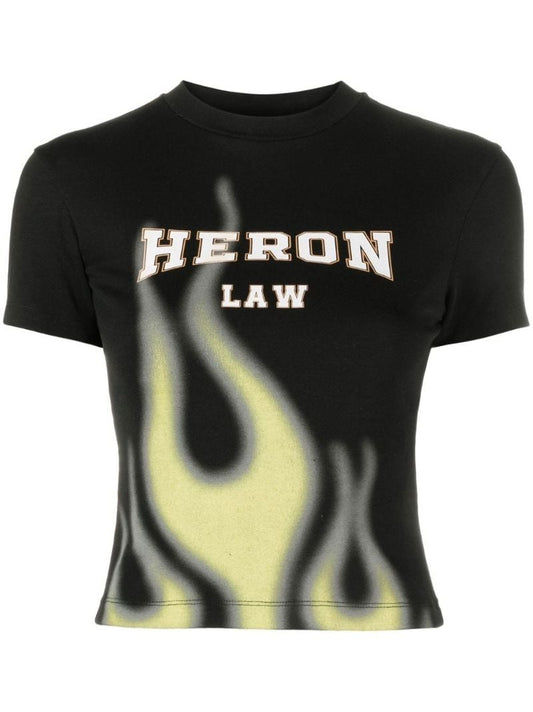 Black Law Flames T-shirt