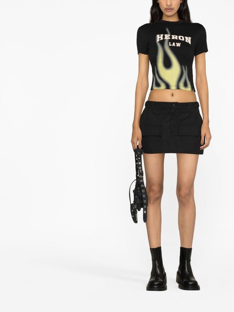 Black Law Flames T-shirt