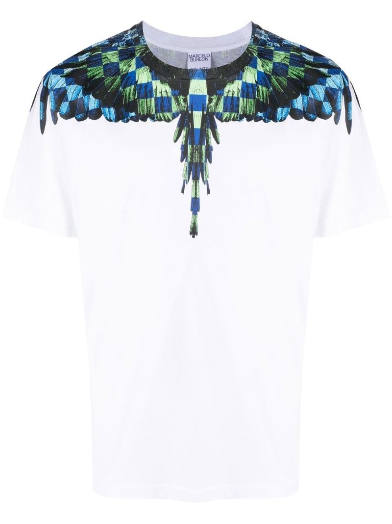 White Chess Wings Cotton T-shirt