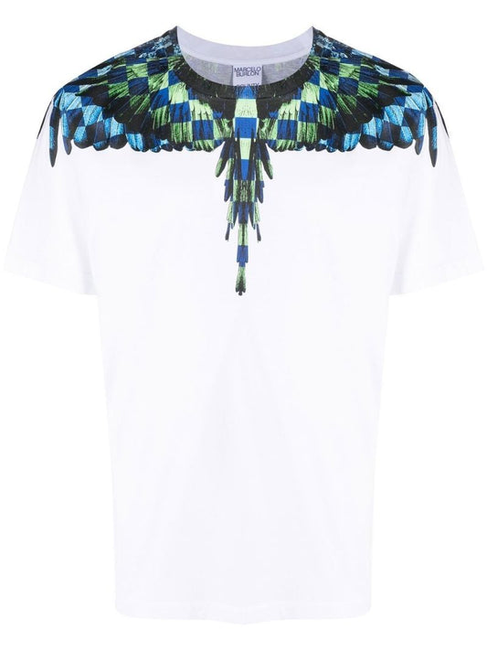 White Chess Wings Cotton T-shirt