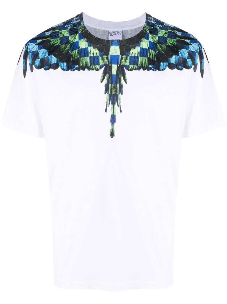 White Chess Wings Cotton T-shirt