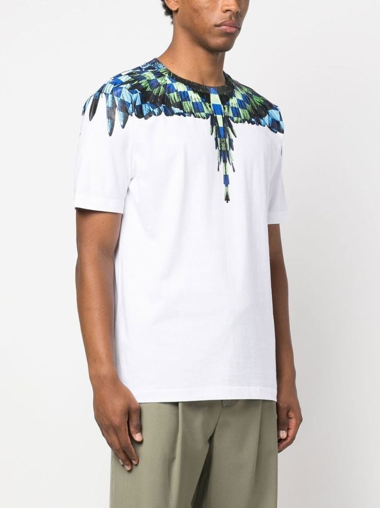 White Chess Wings Cotton T-shirt