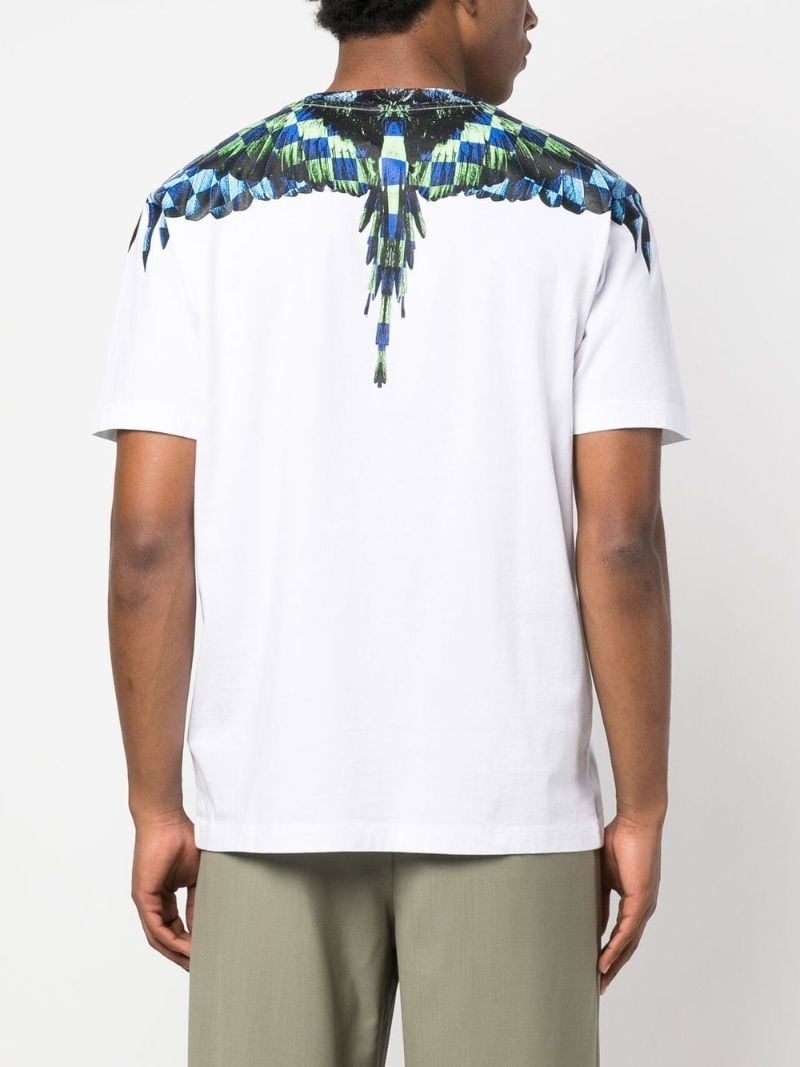 White Chess Wings Cotton T-shirt