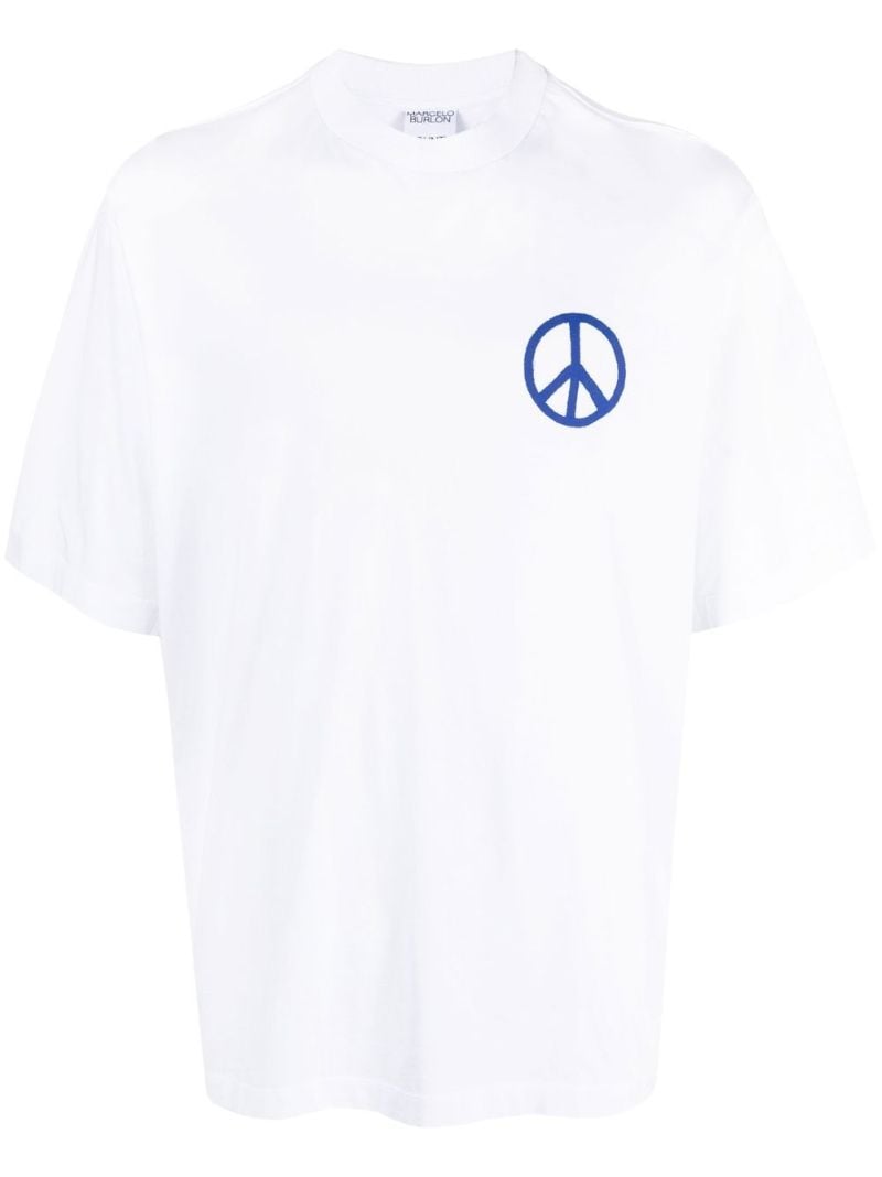 White County Peace Logo T-shirt