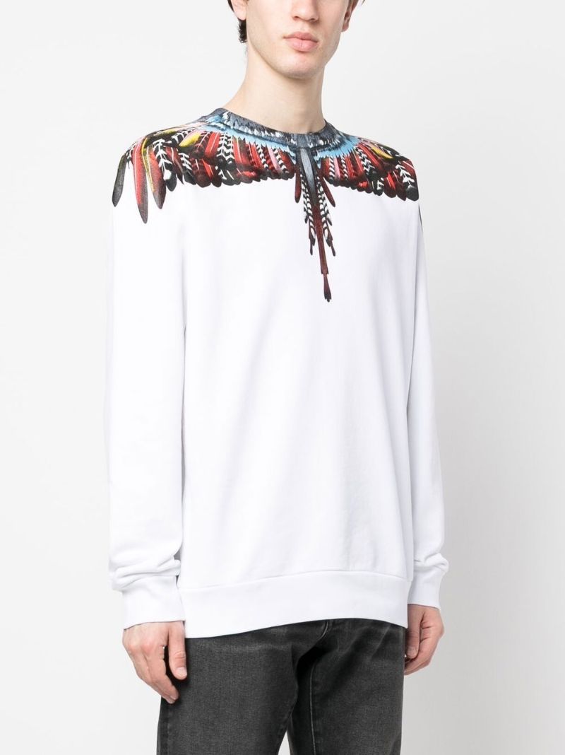 White Grizzly Wings Sweatshirt