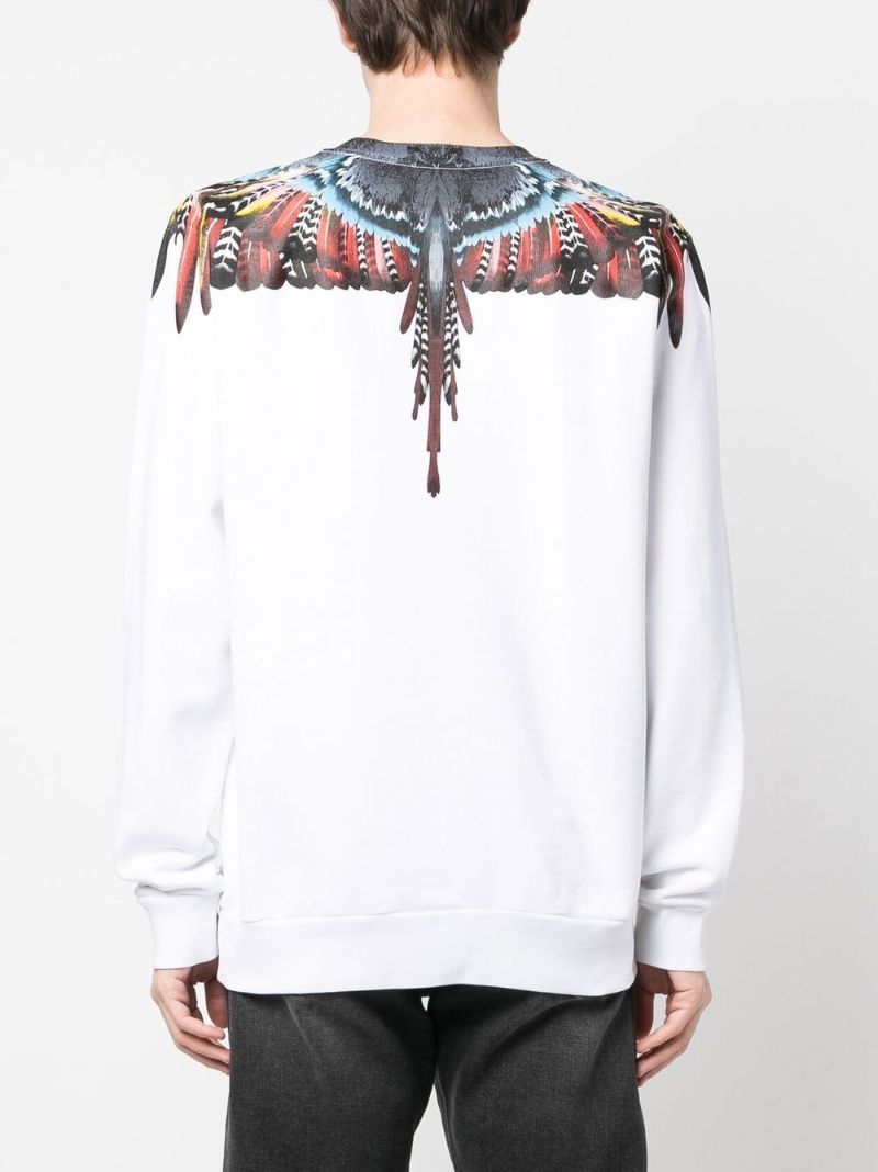White Grizzly Wings Sweatshirt