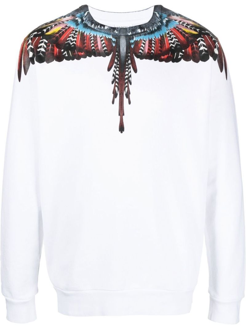 White Grizzly Wings Sweatshirt