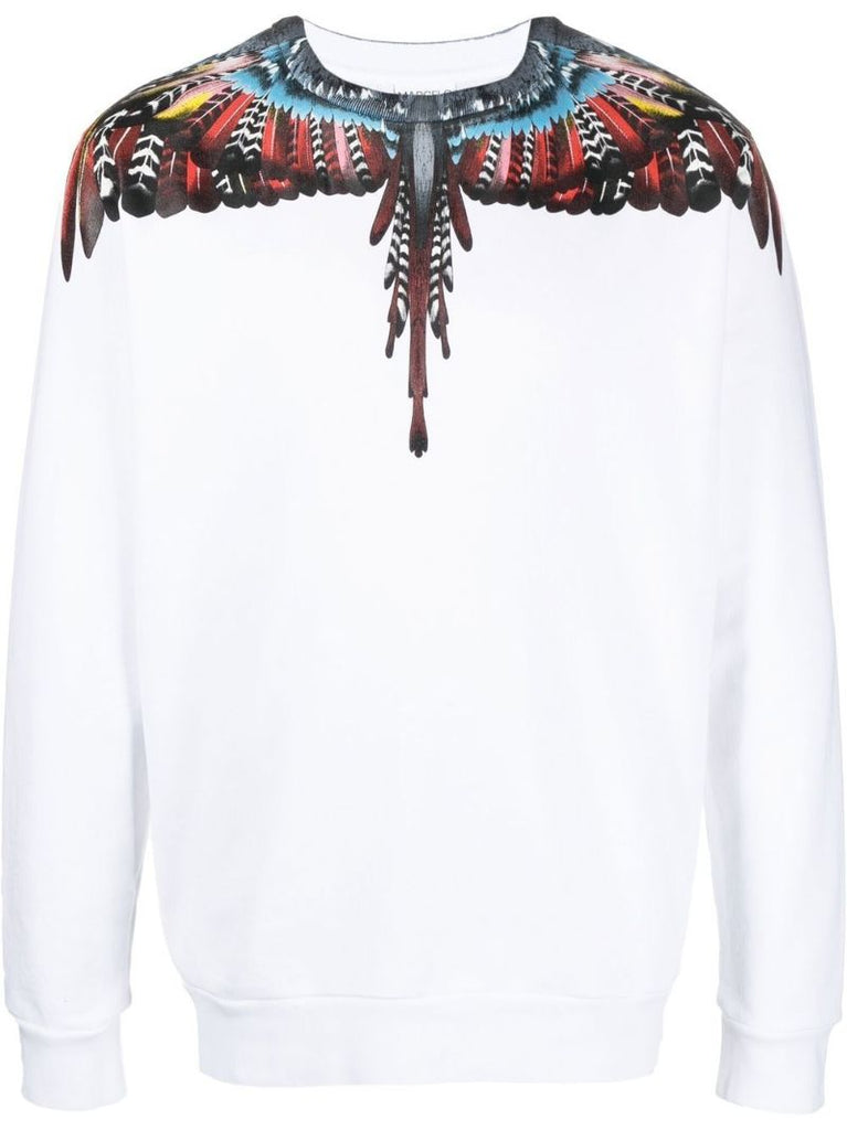 White Grizzly Wings Sweatshirt