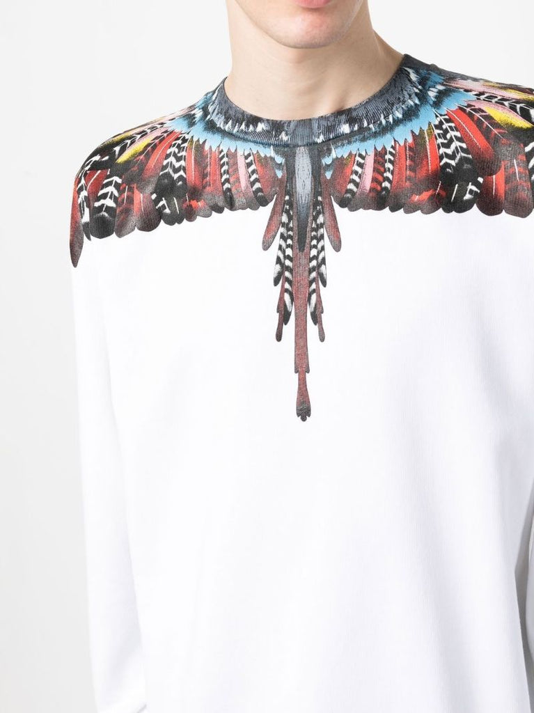 White Grizzly Wings Sweatshirt