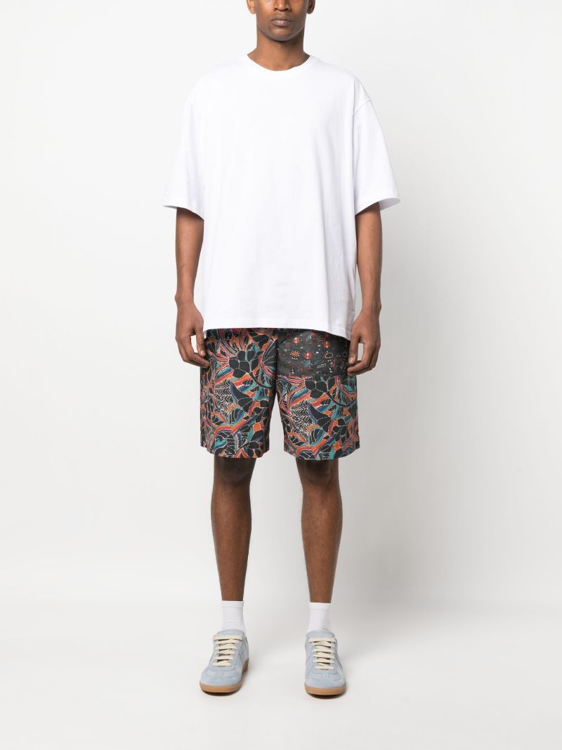White Logo Print Organic Cotton T-shirt
