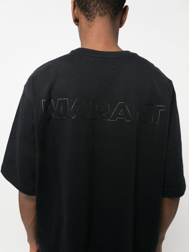 Black Logo Print T-shirt