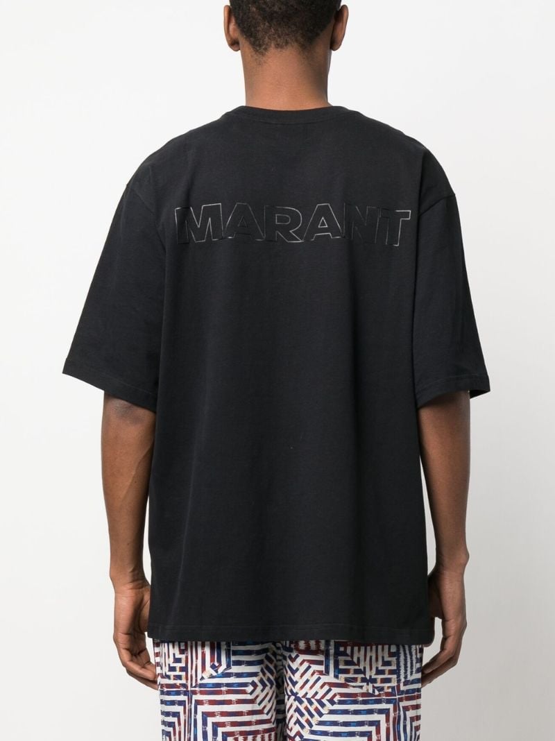 Black Logo Print T-shirt