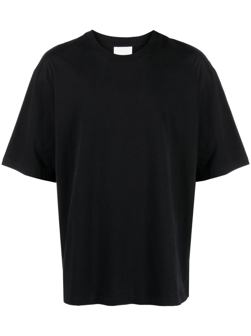 Black Logo Print T-shirt
