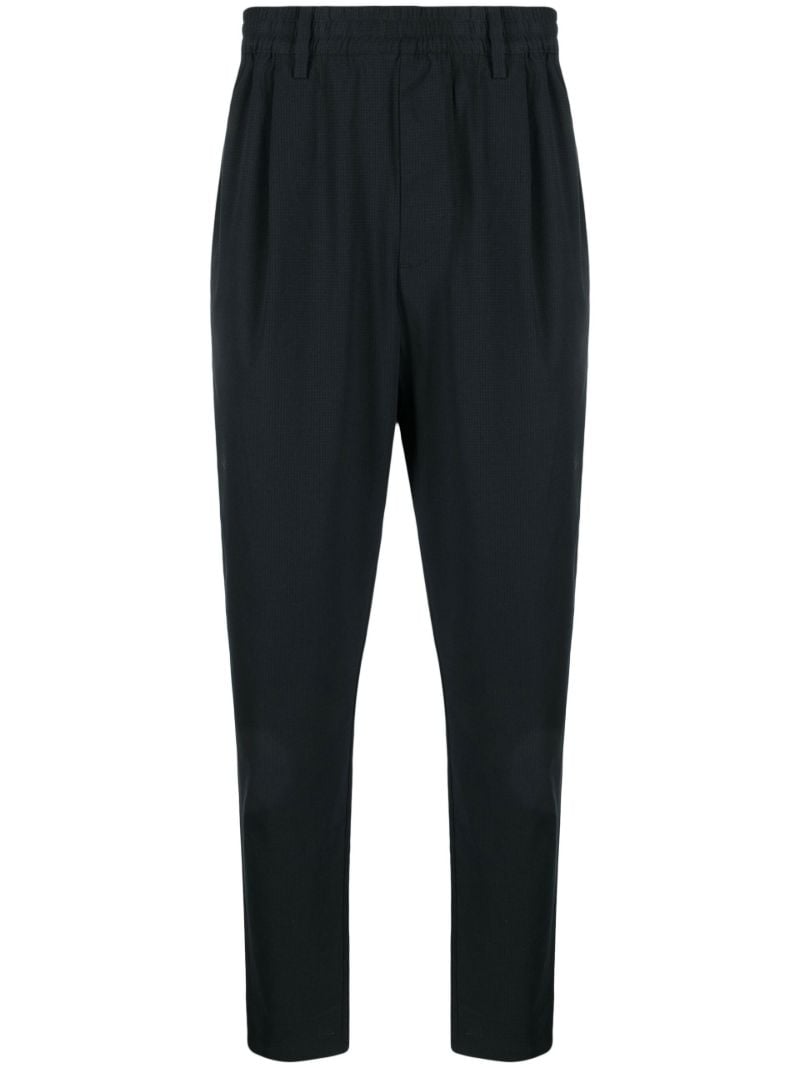 Black Tapered Leg Trousers
