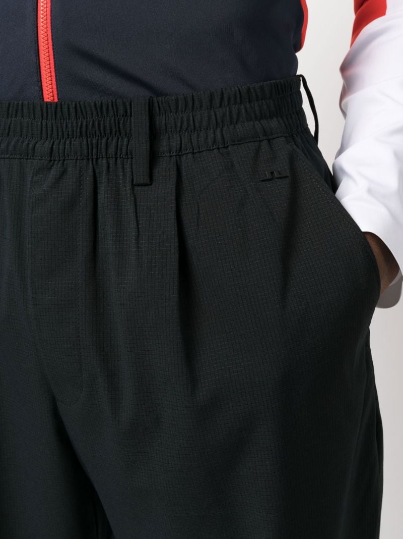 Black Tapered Leg Trousers