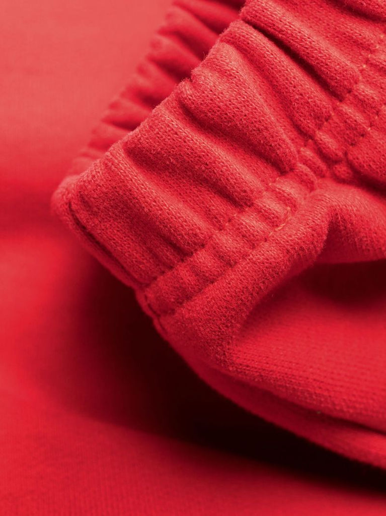 Red Drawstring Track Pants