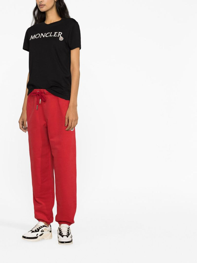 Red Drawstring Track Pants