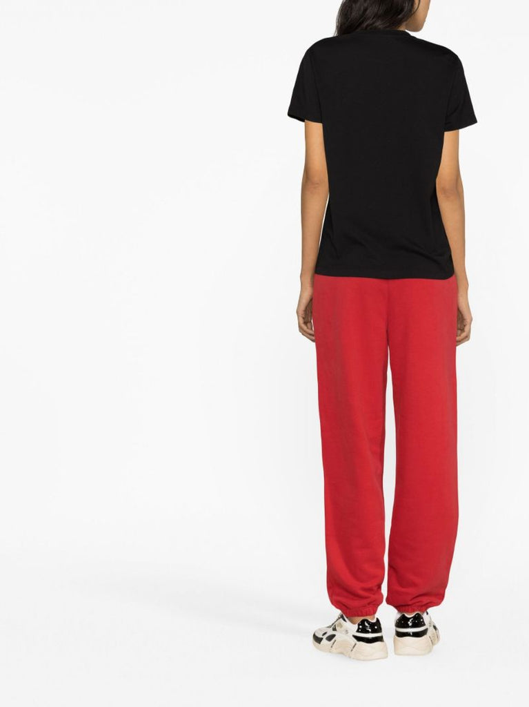 Red Drawstring Track Pants