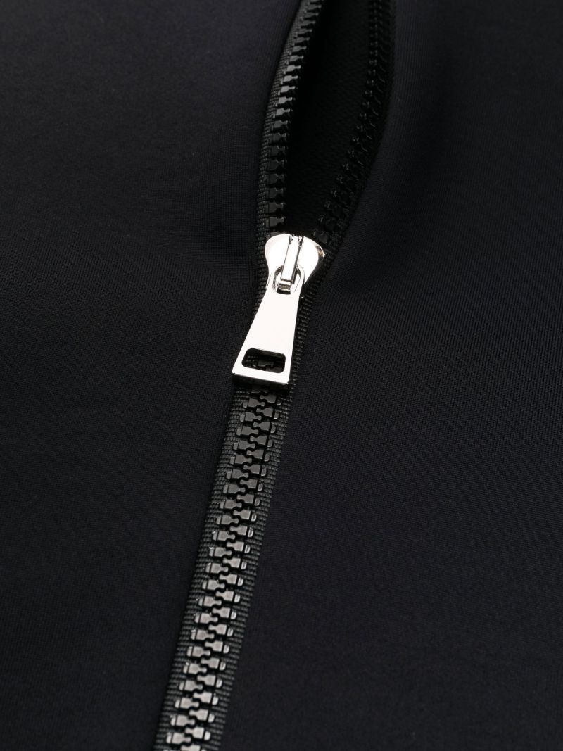 Black Jersey Short-sleeve Dress