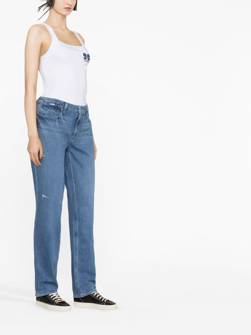 Blue Noella Straight Leg Jeans